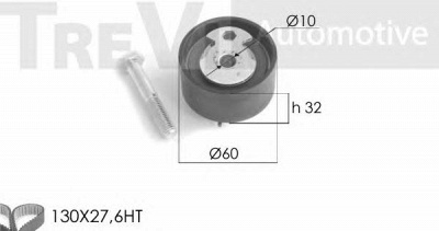 TREVI AUTOMOTIVE kd1202 -  Комплект ремня ГРМ